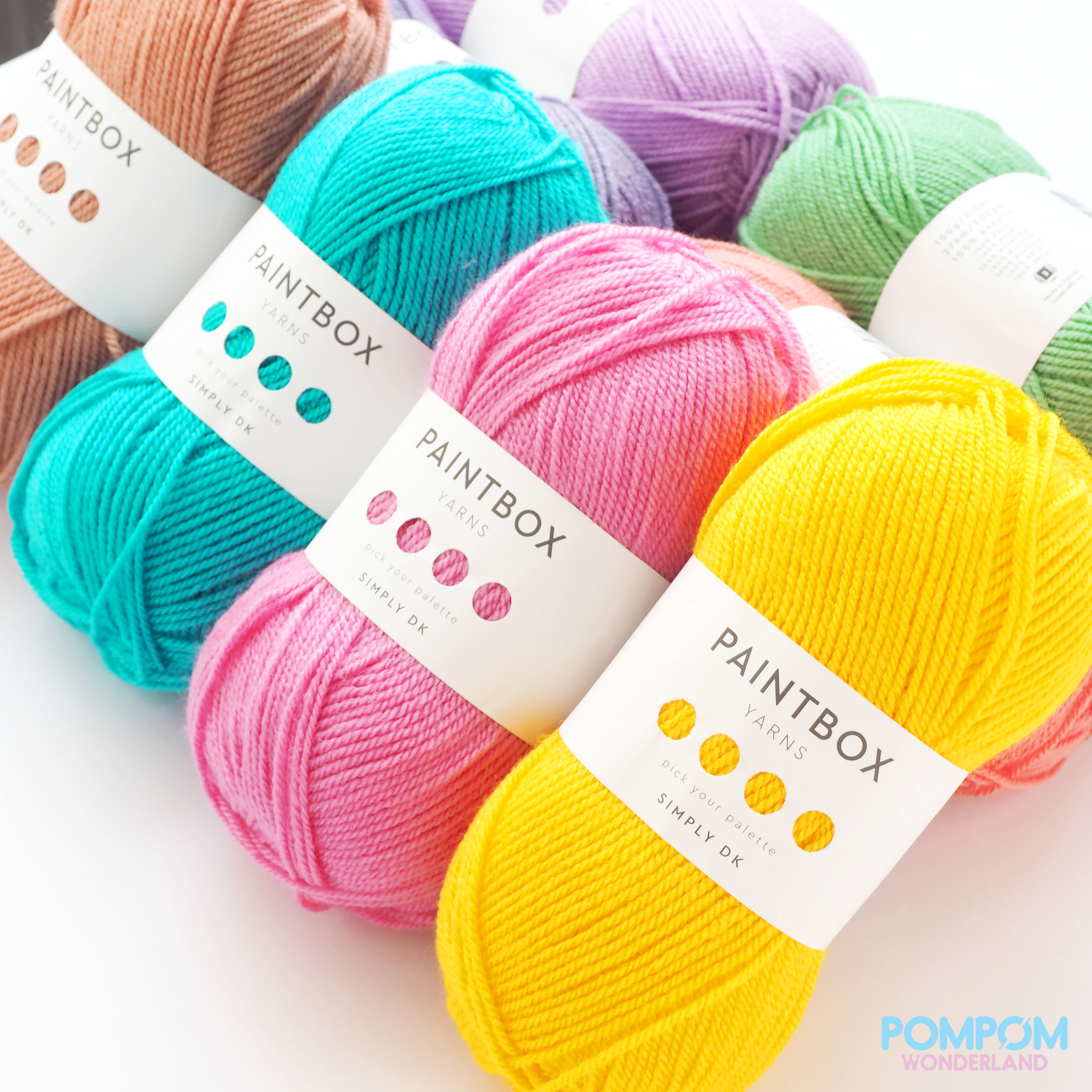 Len sợi Acrylic Paintbox Yarns Simply DK (Tông màu tươi)