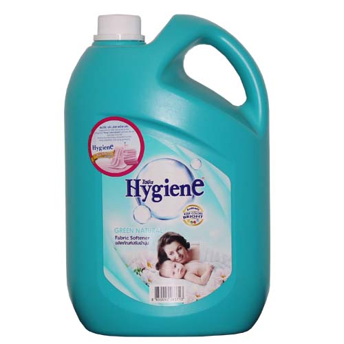 [HCM]Nước Xả Mềm Vải HYGIENE Can 3500ML Thái Lan (Xanh Ngọc)