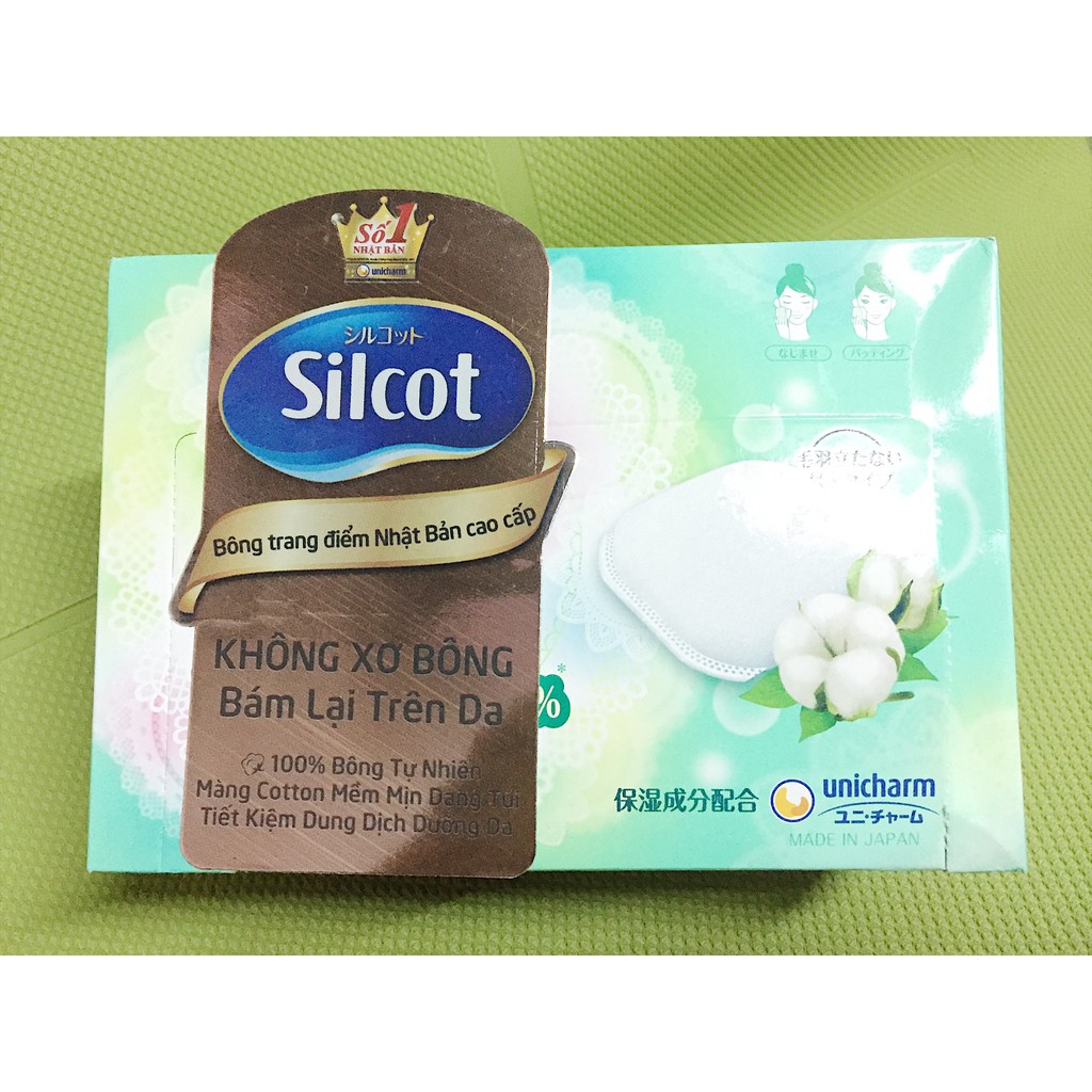 [HCM]Bông .T.ẩ.y. Trang Nhật Bản Silcot Cao Cấp (66 miếng)