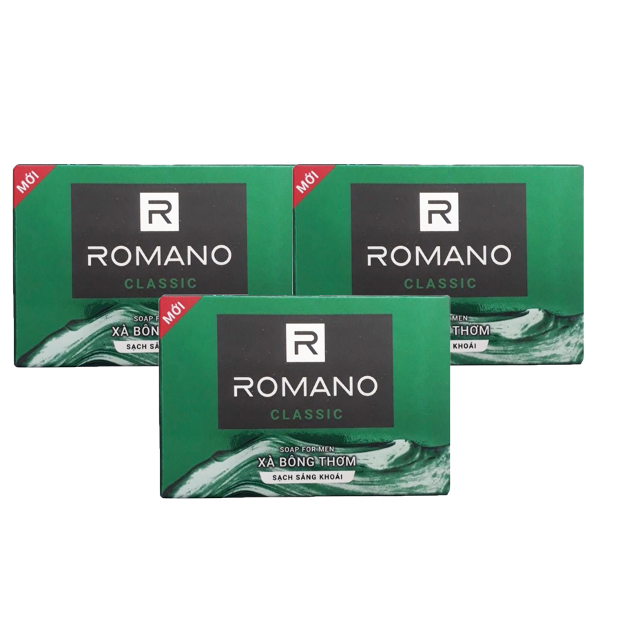 Combo 3 Xà bông tắm Romano Classic 90g*3