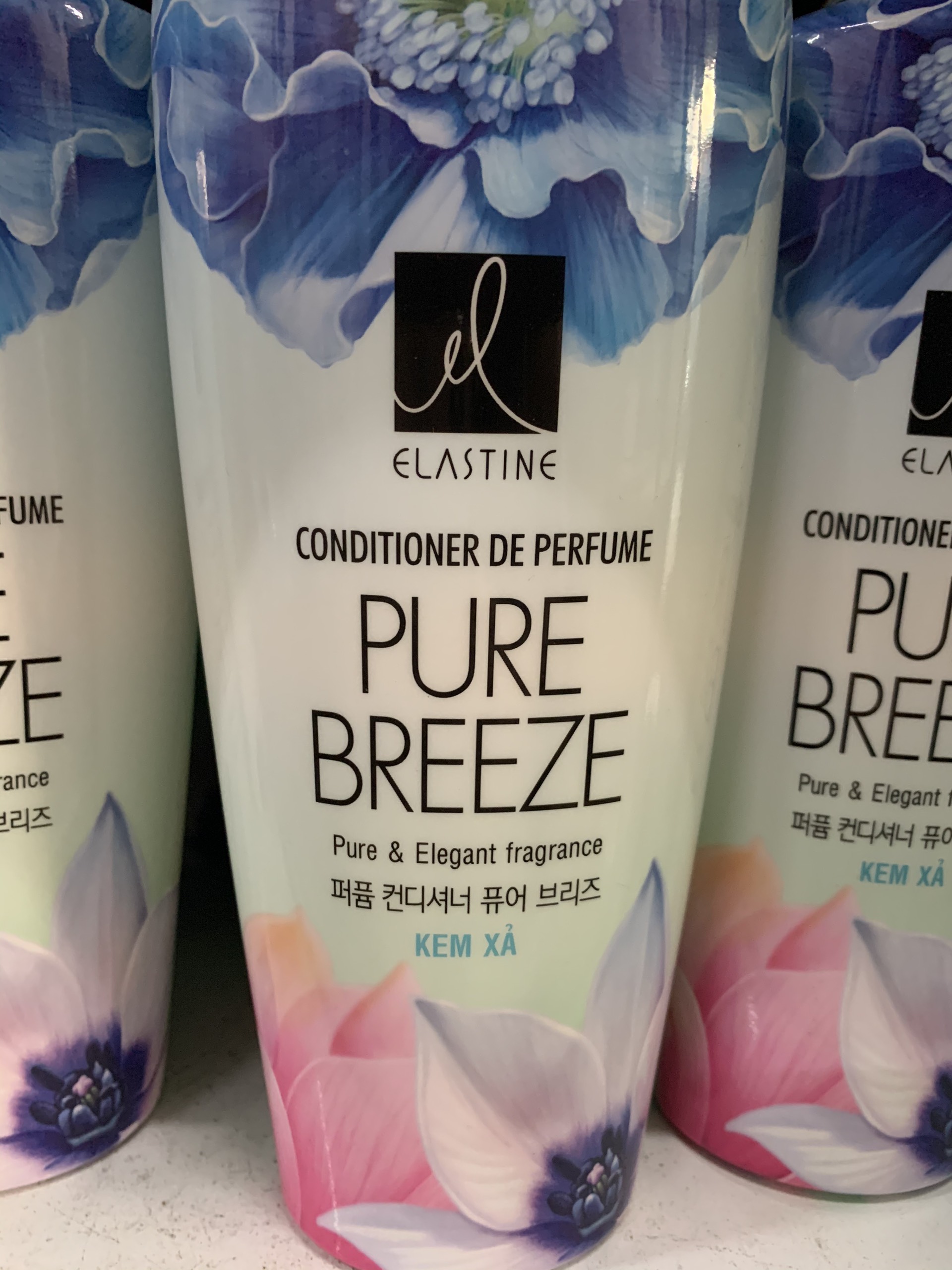 Combo Dầu Gội+Xả Elastine Pure Breeze 600G
