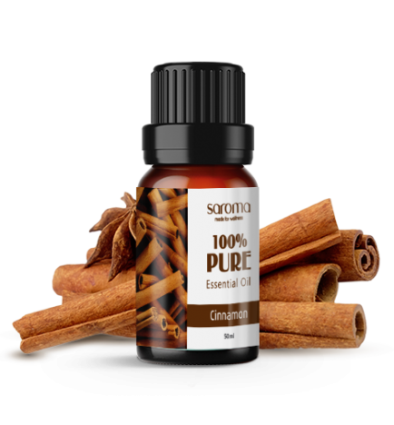 Saroma - Tinh dầu thiên nhiên - Vỏ Quế - 10ml