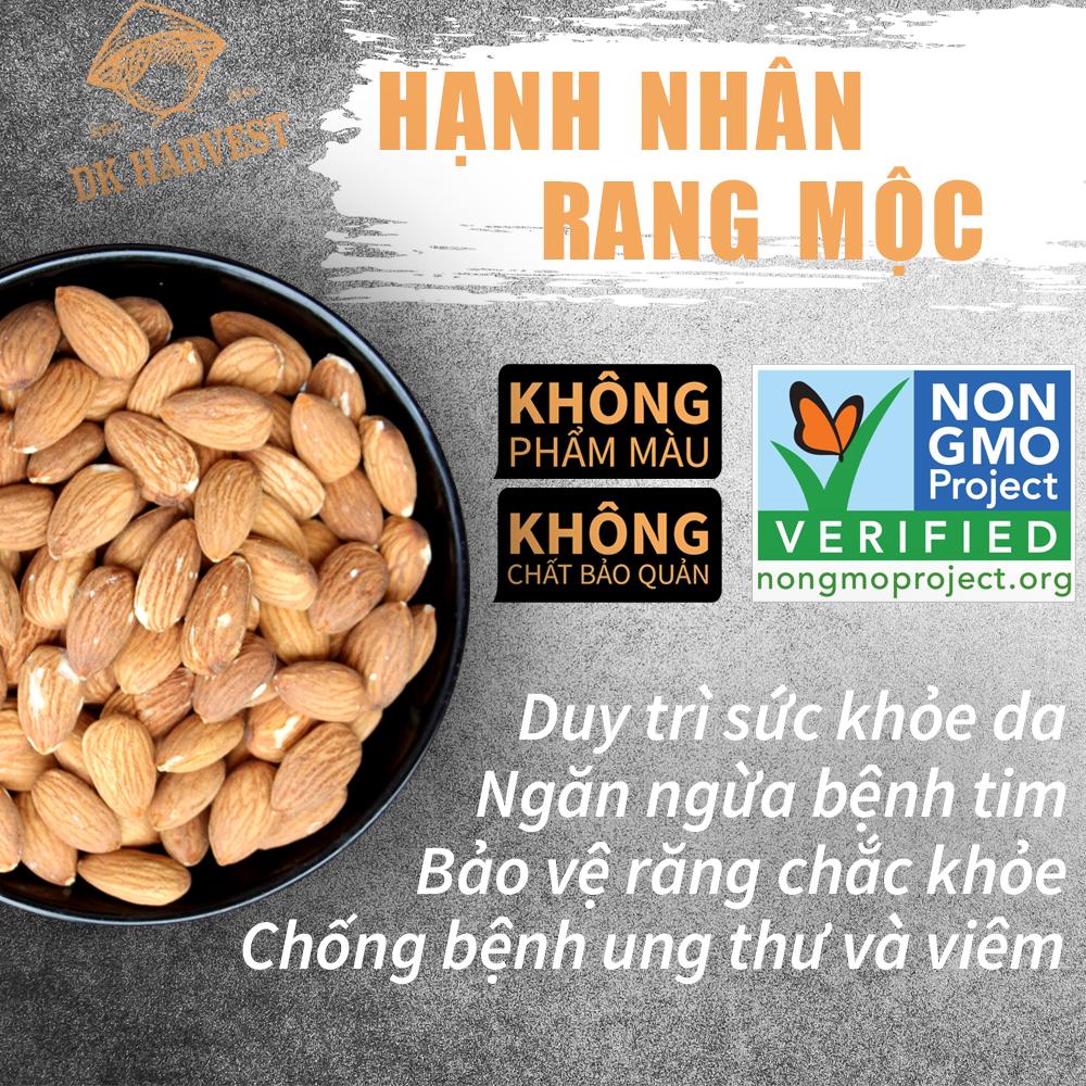 Hạt Hạnh Nhân Rang Mộc DK Harvest (250g)