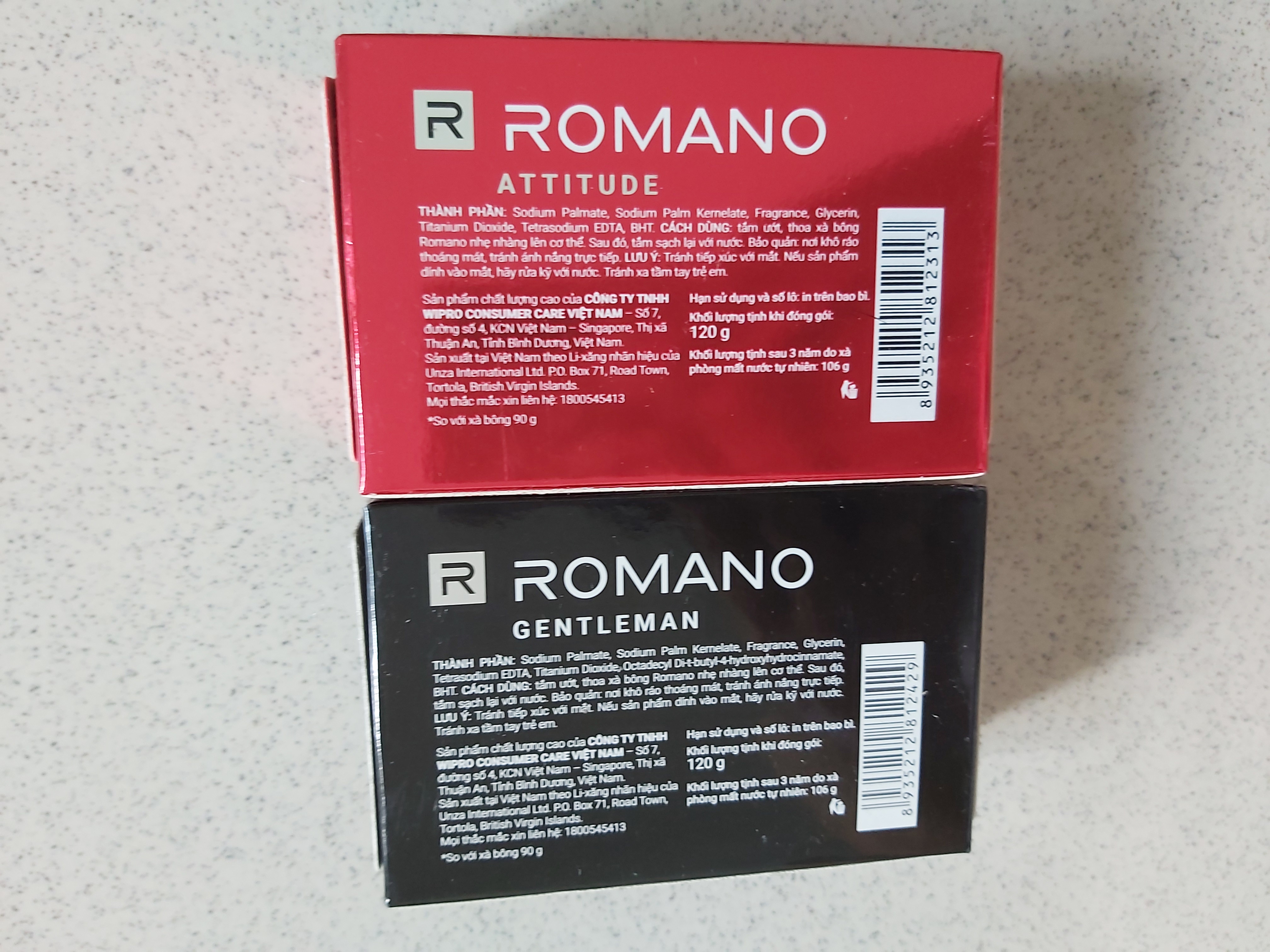[HCM]Romano - Xà bông cục gentleman 120g