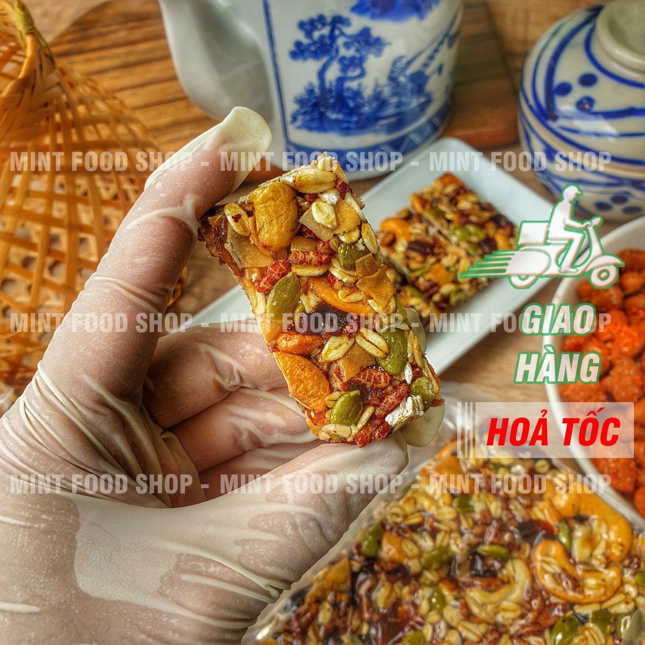 Thanh Granola (Granola Bar) Túi 500Gr