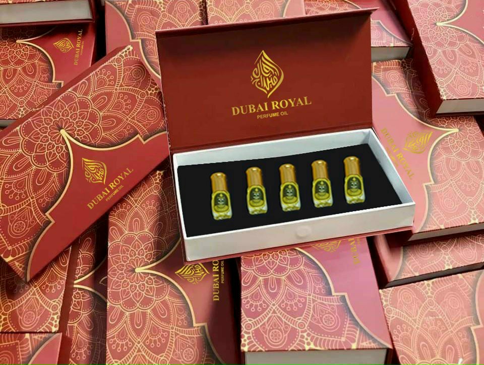 Sét tinh dầu dubai 5 chai siêu thơm