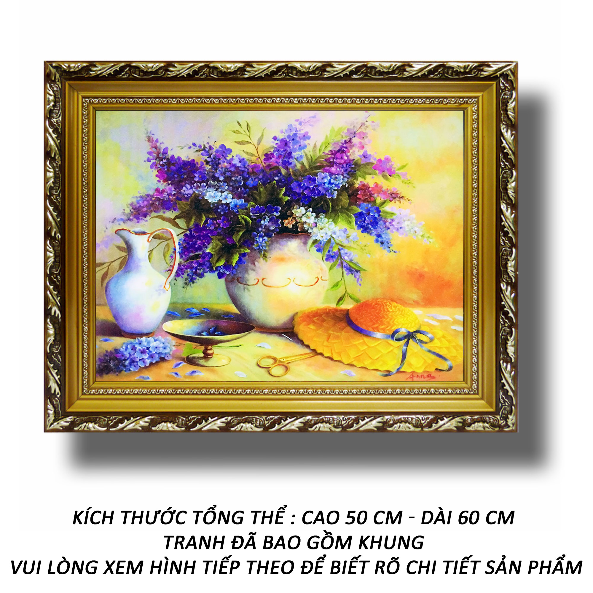 Tranh treo tường - Ngũ Sắc Ban Mai - Tranh Mỹ Thuật Minh Hiền