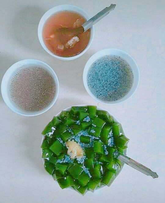 3 gói lá sương sâm lông khô + nang mực