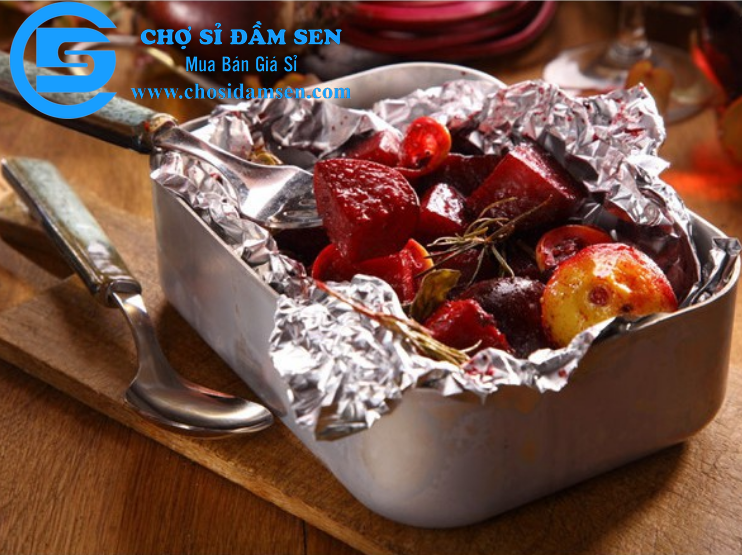 Roll paper silver steak tableware aluminiumg321-giaybac