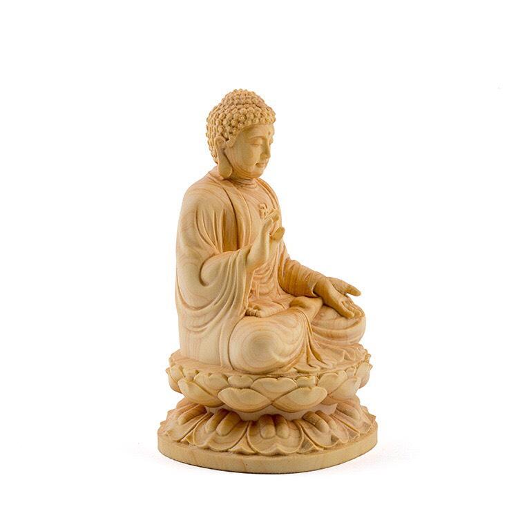 Tượng phật A Di Đà - Gỗ Hoàng Dương