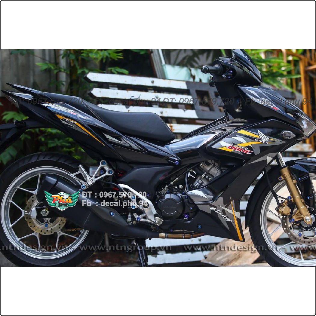 Tem rời Winner X đen