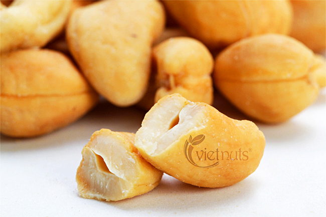 Vietnuts - Combo Hạt điều mật ong và hạt điều muối cao cấp hộp 500g - Set quà tặng hạt dinh dưỡng - Quà tặng hạt cho mẹ bầu