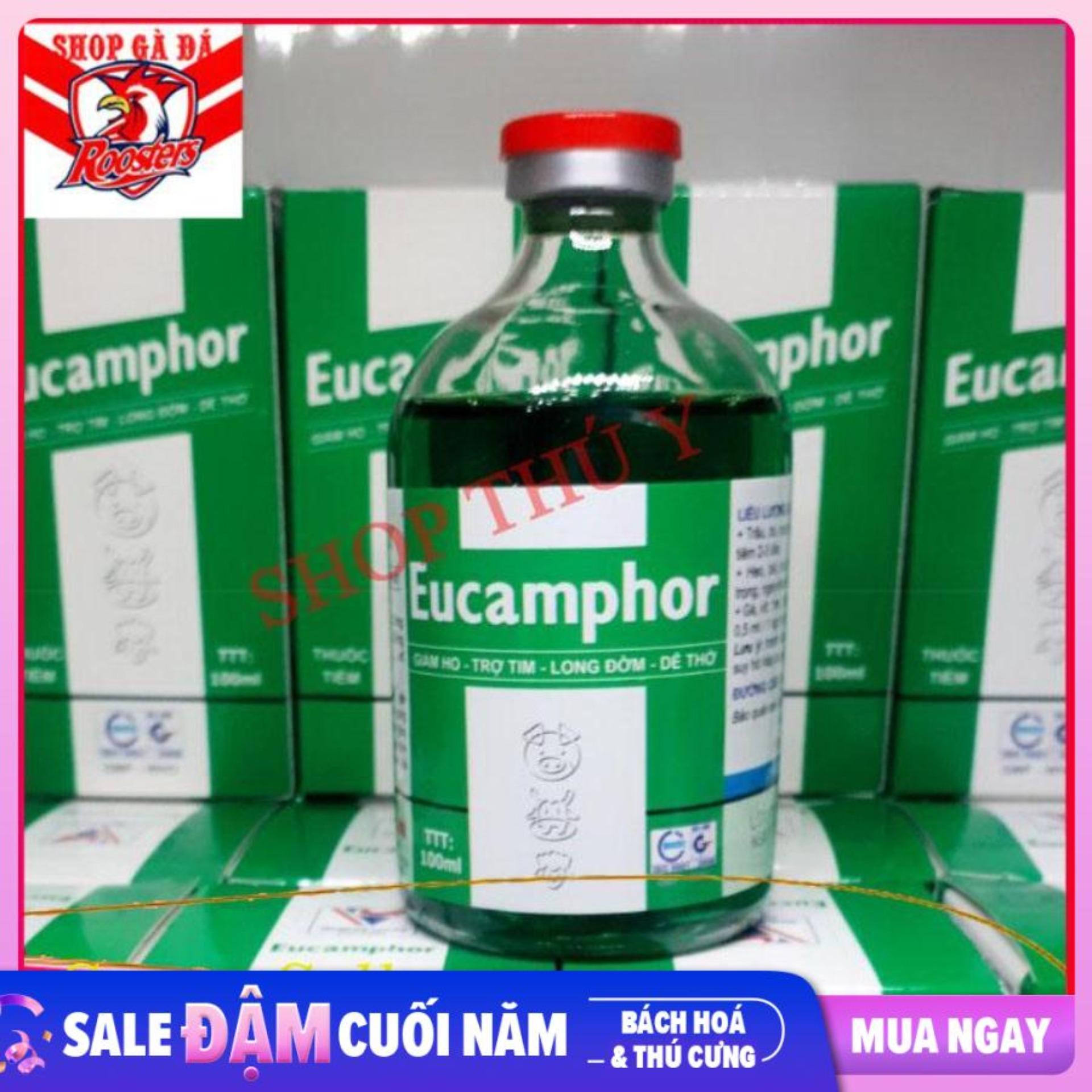 Eucamphor Giảm Ho, Trợ Tim, Long Đờm Dễ Thở Chai 100 ml