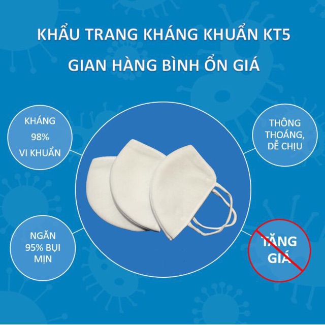 Khẩu Trang Kt5 Kháng Khuẩn
