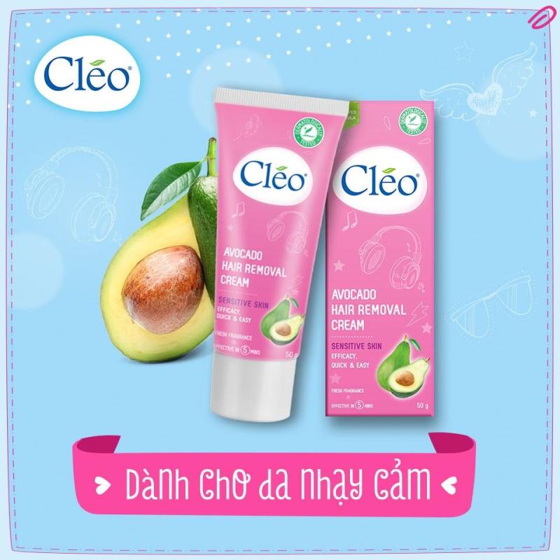 Kem Tẩy Lông Cleo Sensitive Skin 50g – da nhạy cảm hiệu quả trong 05 phút