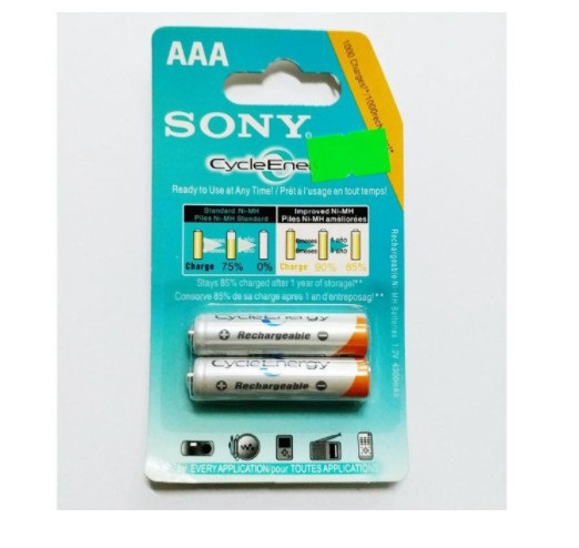 Vỉ 2 viên pin sạc aa 1.2v 4600mah cao cấp