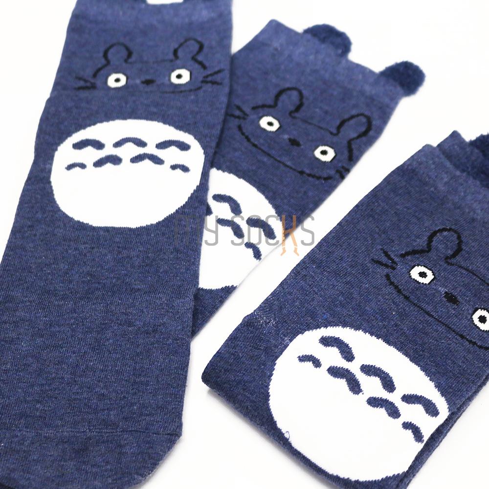 Vớ nữ cotton hình tororo cao cổ
