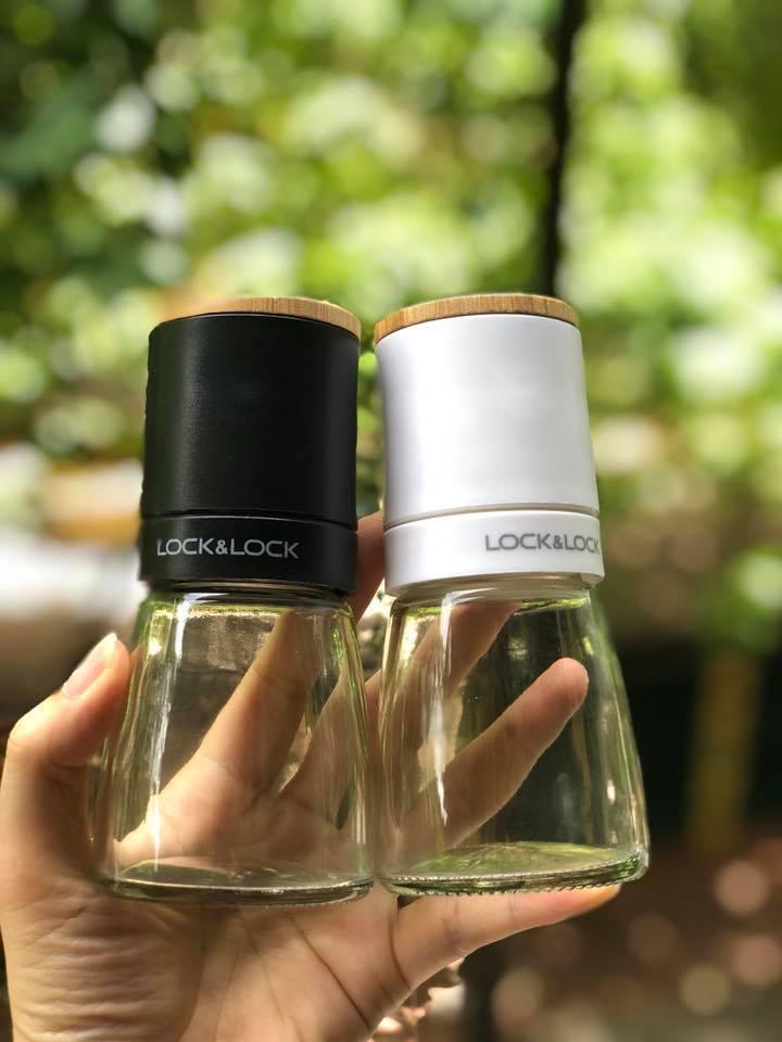 Dụng cụ xay tiêu thủy tinh lưỡi sứ Lock&Lock CKO115