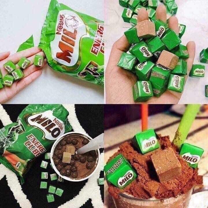 (( date 06/2022)   Kẹo Cube Milo Thái Lan 100 viên