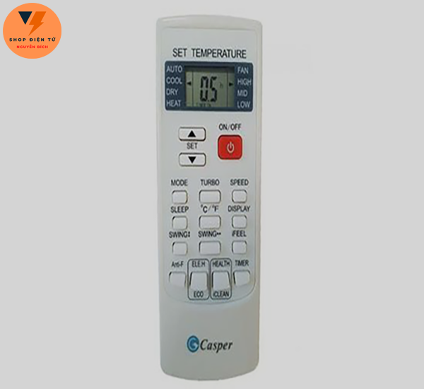Điều khiển điều hoà Casper - Tặng kèm Pin AAA