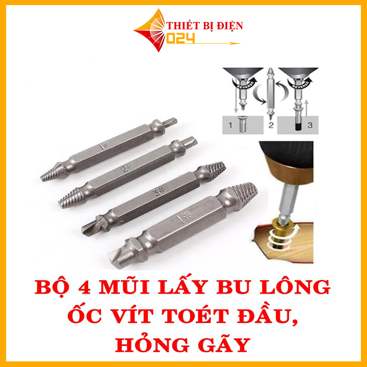 Bộ dụng cụ tháo ốc vít toét đầu s2