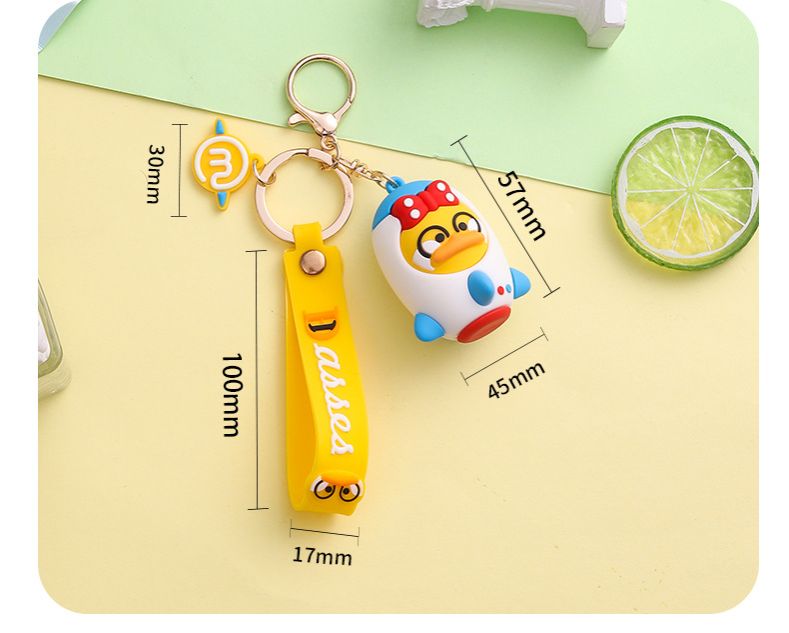 Móc Chìa Khóa Vịt Vàng Cá Tính Dễ Thương