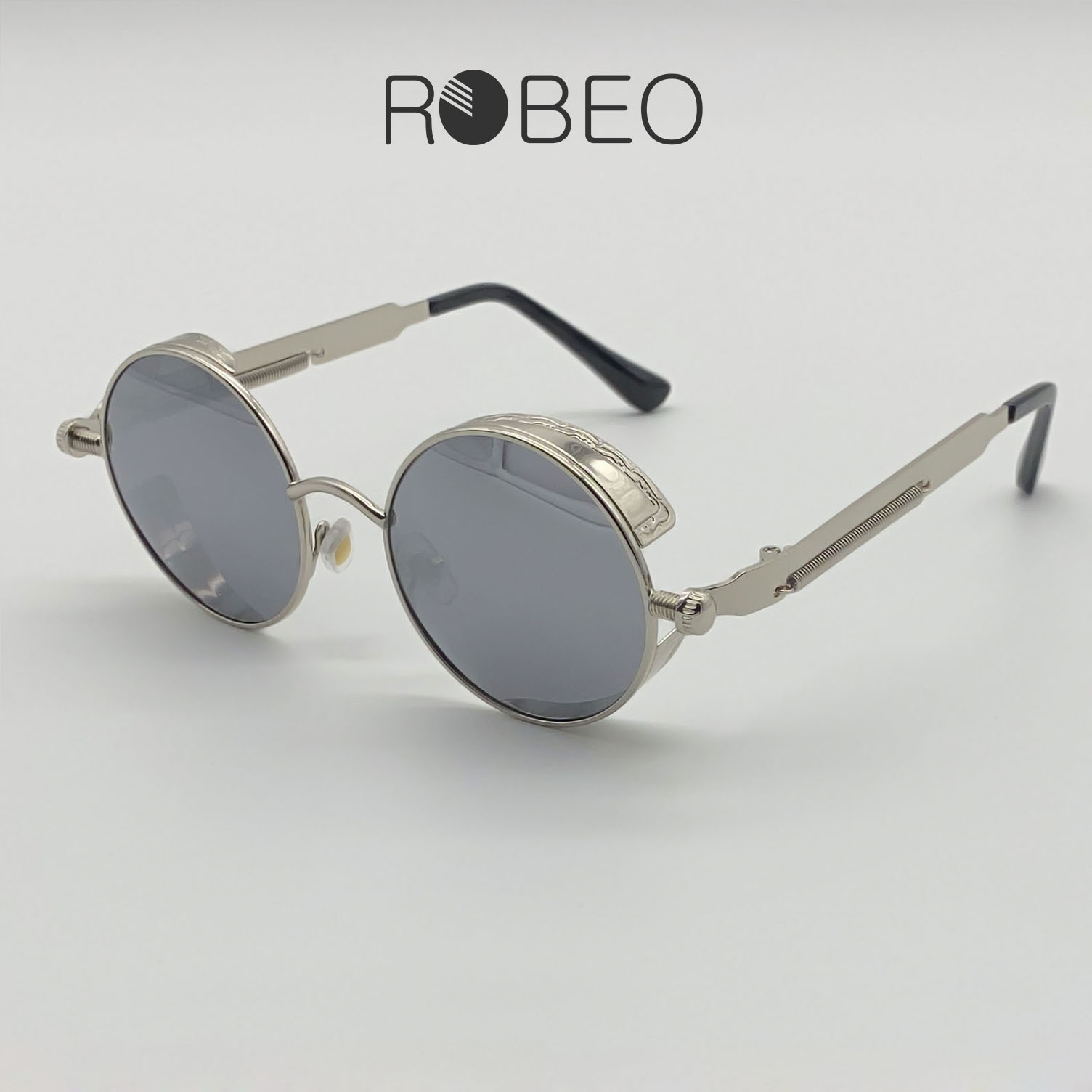 Kính mát tròn ROBEO R0400, phong cách Retro cá tính - Fullbox