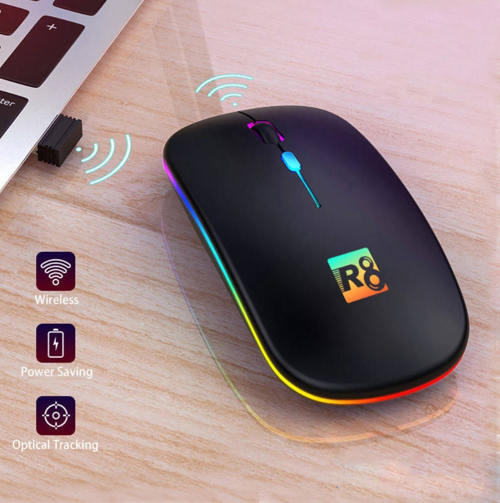 Chuột không dây PIN SẠC 1600 dpi R8