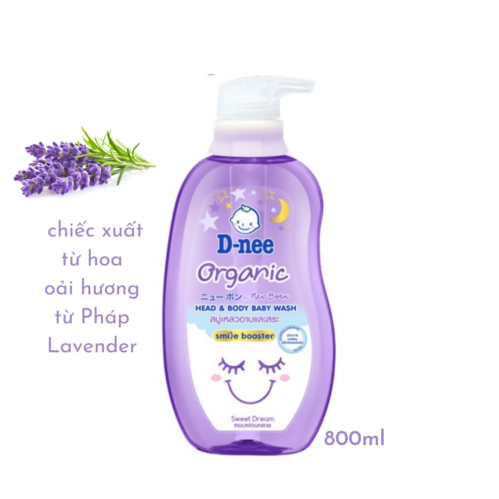 Sữa tắm gội toàn thân dnee baby thái lan dành cho bé dung tích 800ml/400ml/ 380ml - sữa tắm thái an toàn cho bé