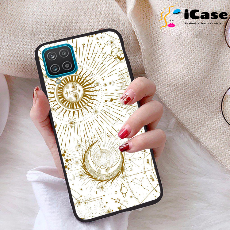 Ốp lưng Samsung Galaxy A12 viền dẻo TPU BST SUN