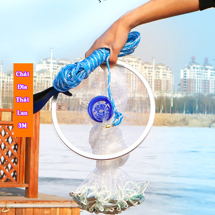 Chài Đánh Cá Chài Cước Thái Lan 3 mét