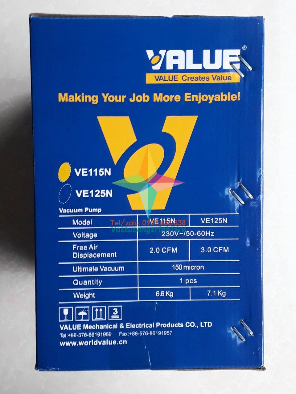 Máy hút chân không VALUE VE115N - 2.0 CFM