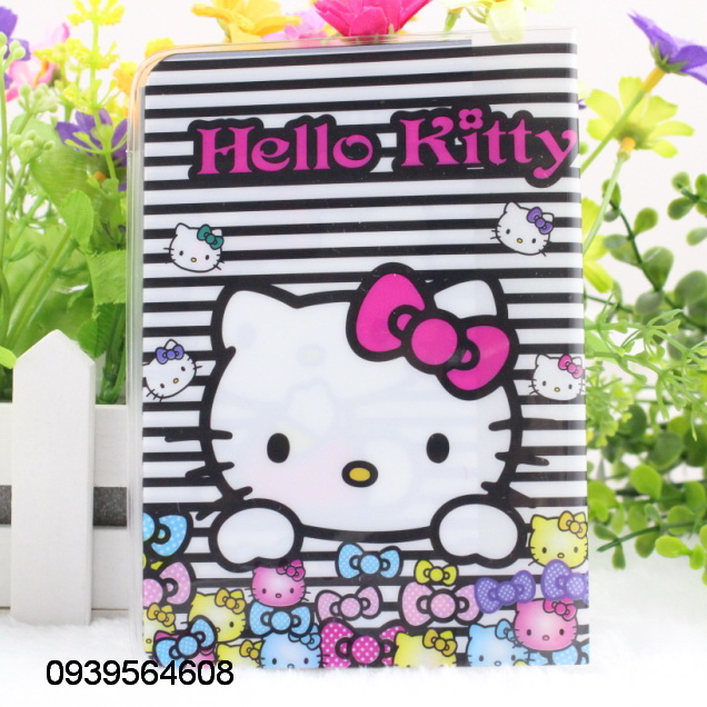 [HCM] Bìa Bọc Hộ Chiếu - Passport Plastis Dẻo Hello Kitty