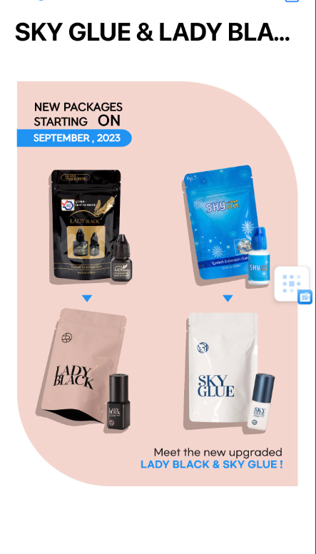 (Mẫu Mới) Keo nối mi Sky S+_dụng cụ nối mi_THÚY HÀ