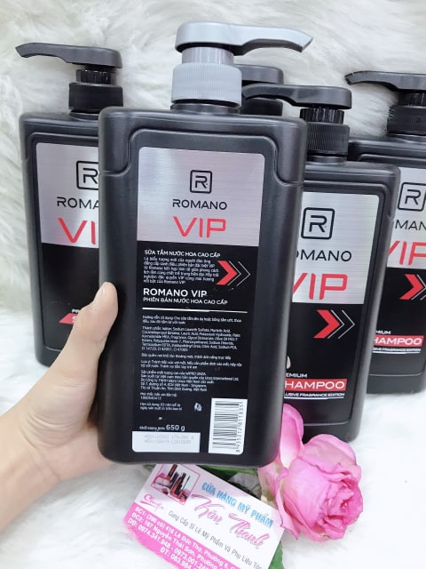 Sữa Tắm Cao Cấp Romano Vip 650g