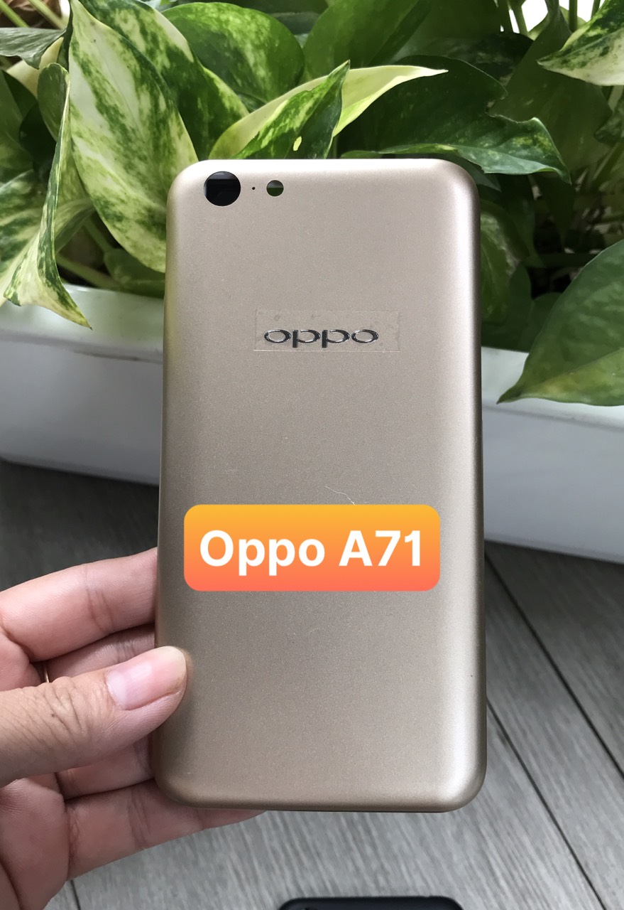 Bộ vỏ điện thoại zin Oppo A71 (gồm lưng vỏ,xương máy và phím bấm)