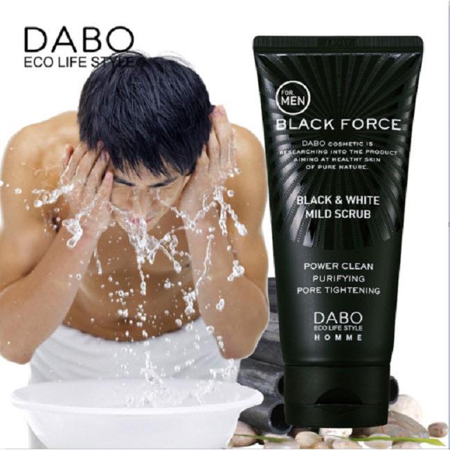 SỮA RỮA MẶT DABO CAO CẤP DÀNH CHO NAM BLACK FORCE 120ML
