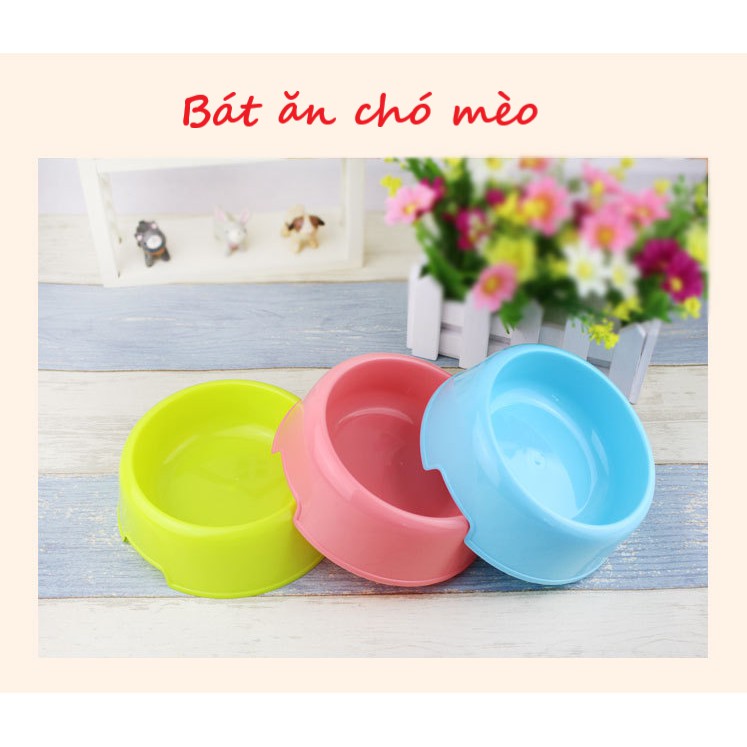 Bát nhựa đơn cho chó mèo