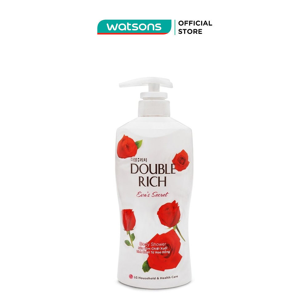 Sữa tắm double rich hoa hồng 550g