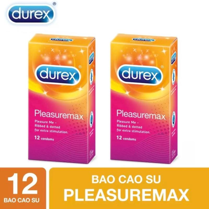 [MUA 1 TẶNG 1] BCS Durex Pleasuremax gân gai [che tên sản phẩm] cao cấp