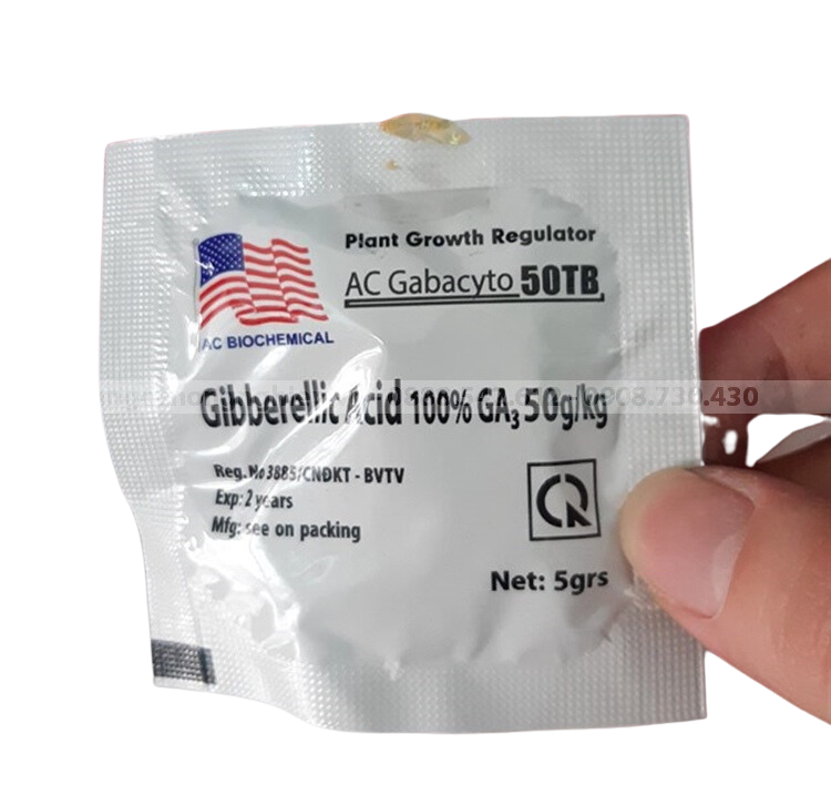 Phân Bón Lá Gibber 50TB GA3 - Gibberellic Acid 100%