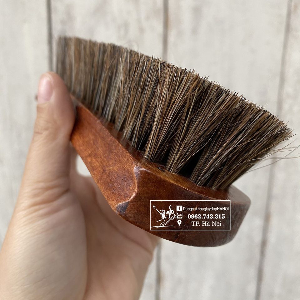 Bàn Chải Đánh Giày Lông Ngựa Cao Cấp