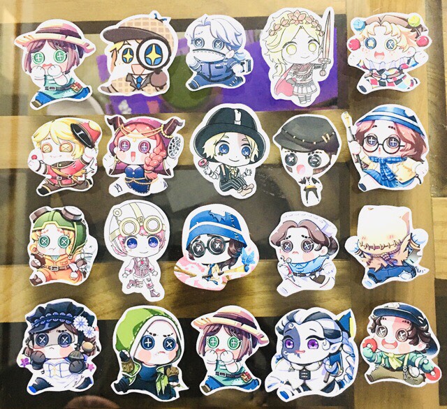 Sticker ảnh dán Identity V set 30 đến 100 cái nhiều mẫu