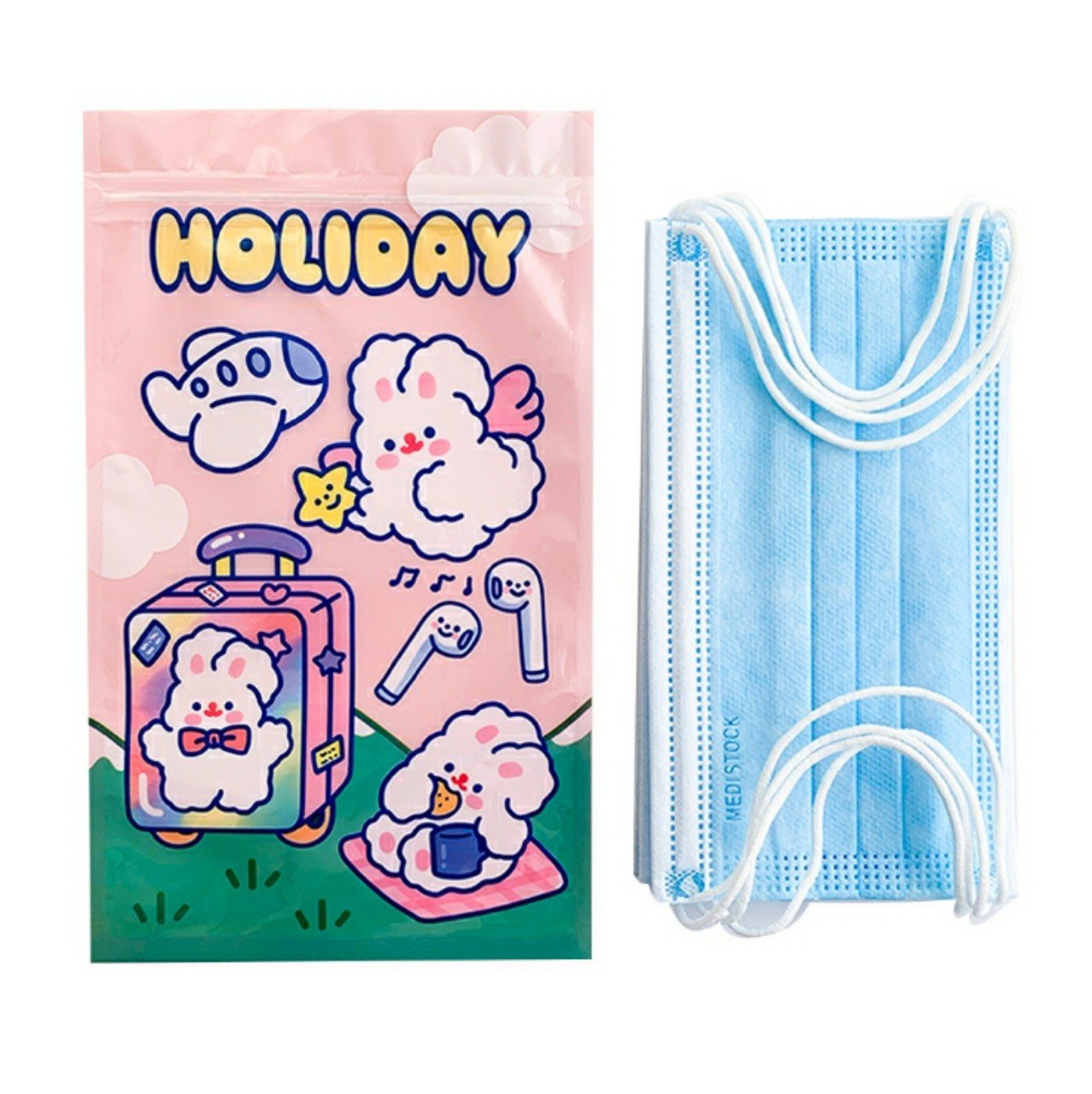Túi Zip SET 02 TÚI PVC SIÊU CUTE