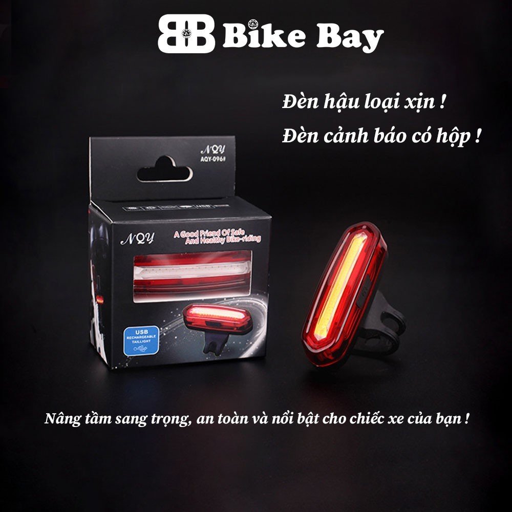 Đèn hậu xe đạp, đèn hậu 6 chế độ 600 MAH