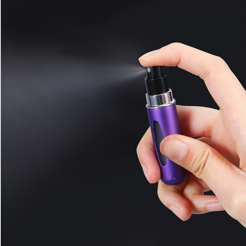Chai Chiết, Ống Chiết Nước Hoa Dạng Xịt 5ml vỏ nhôm Tiện Lợi,Lọ Chiết-HAUSE