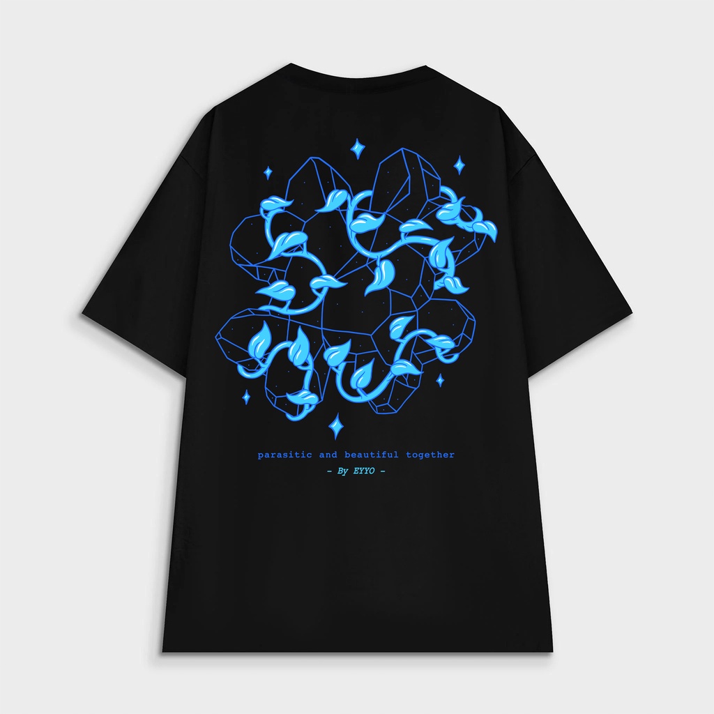 Áo thun 8YO Blue Leafy Tee - Đen