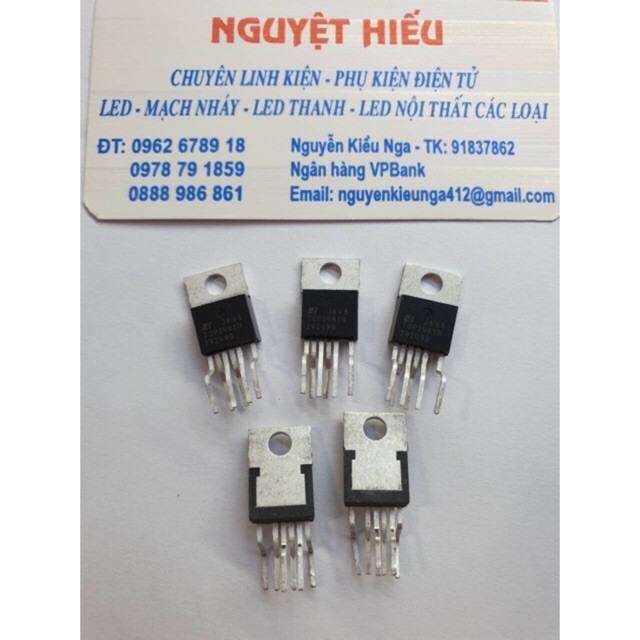 Set 5 con ic nguồn top246yn 6 chân