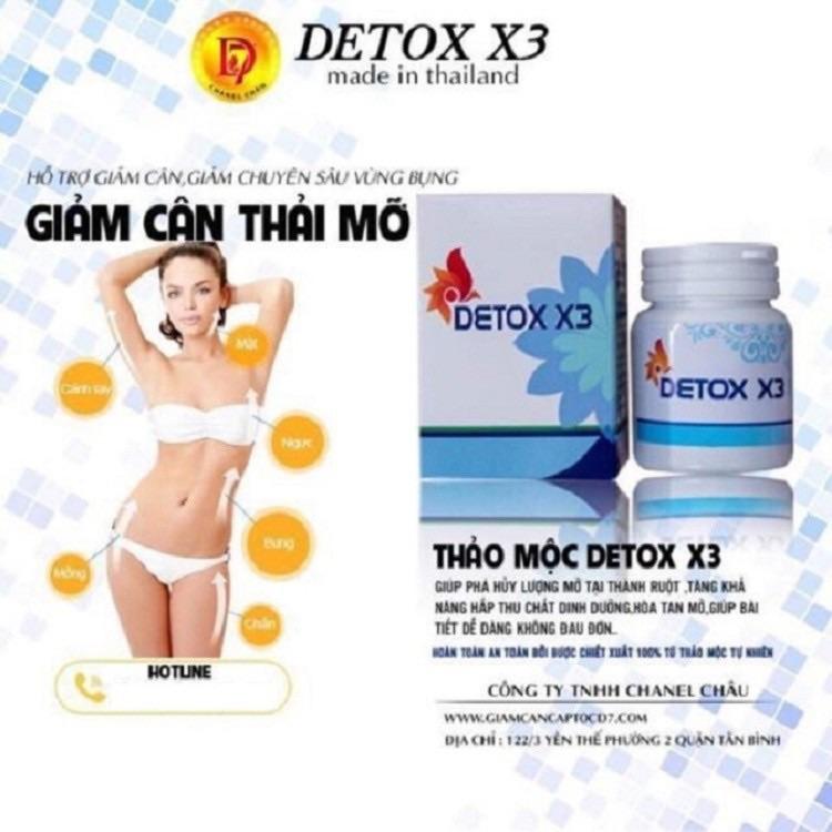Detox x3 Giảm Cân Thái Lan