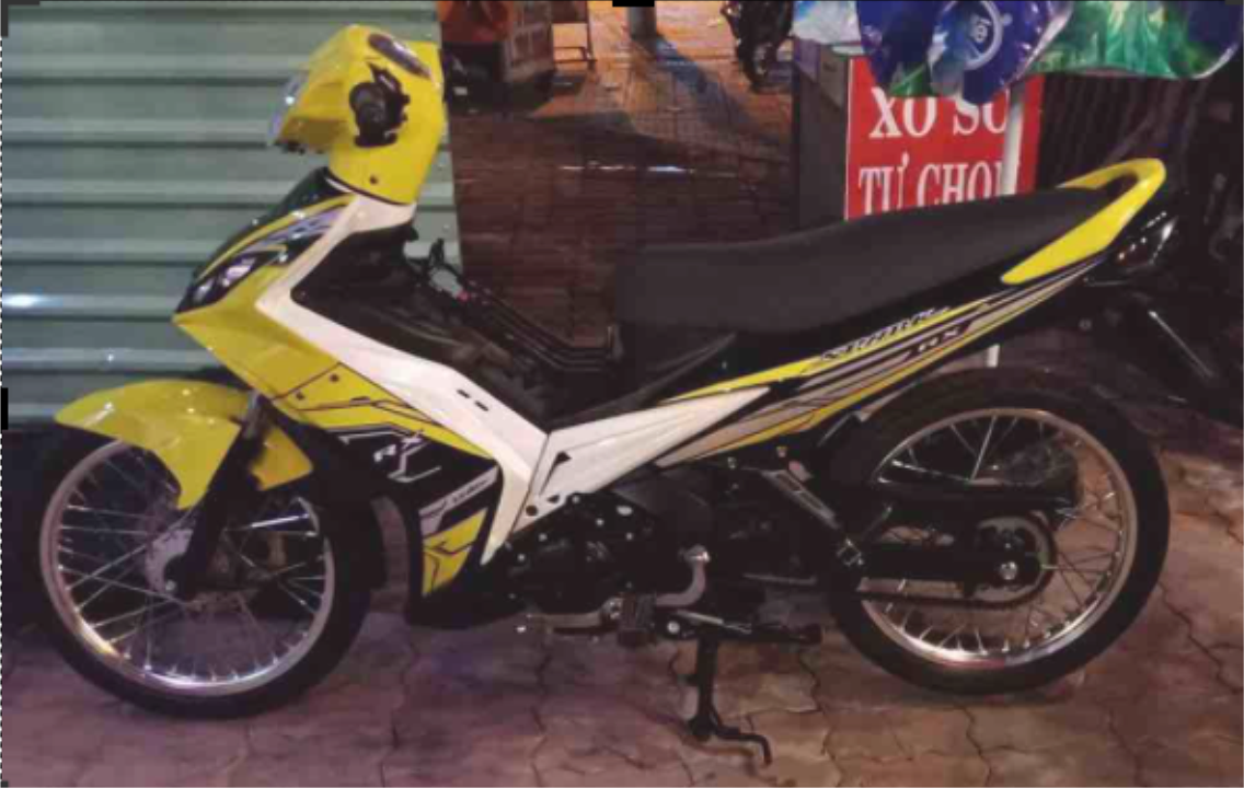 Tem rời ex 2010 RX vàng đen